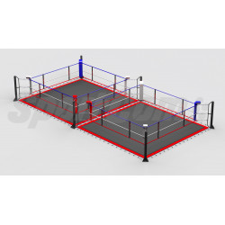 Double boxing ring posts...
