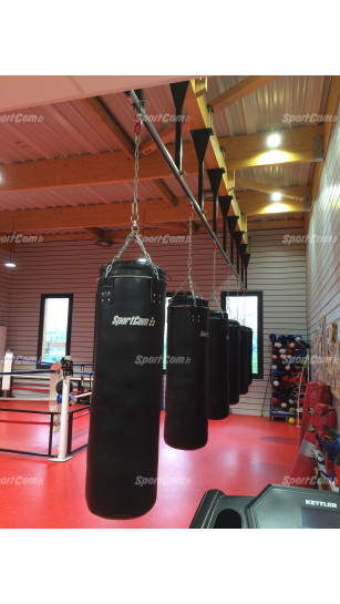 Rail de convoyage pour sacs de frappe de boxe