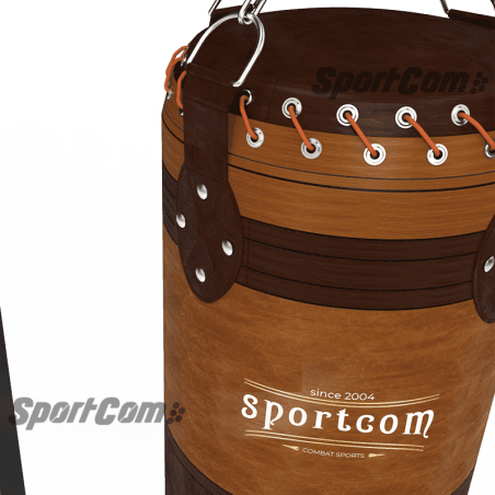 Sac De Frappe DAAN 180cm - Simili Cuir Rouge/Noir Pour Judo, MMA Et Arts Martiaux