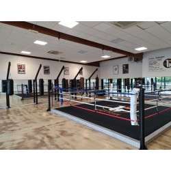 Ring De Boxe SportCom Ecofixe Au Sol Pourtour Alu - KS