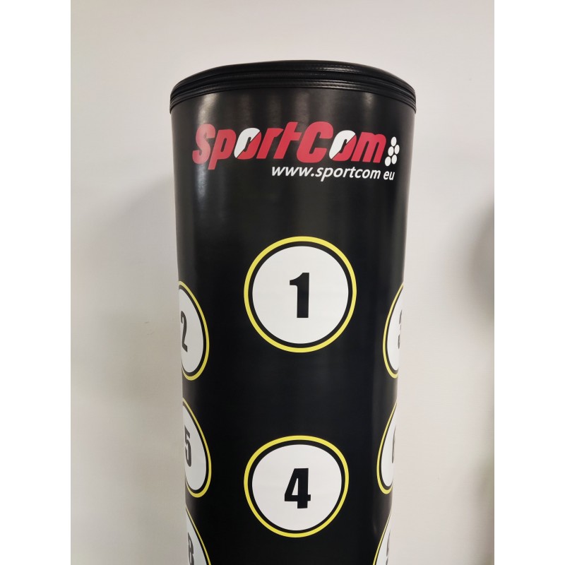 Freestanding punching bag with targets