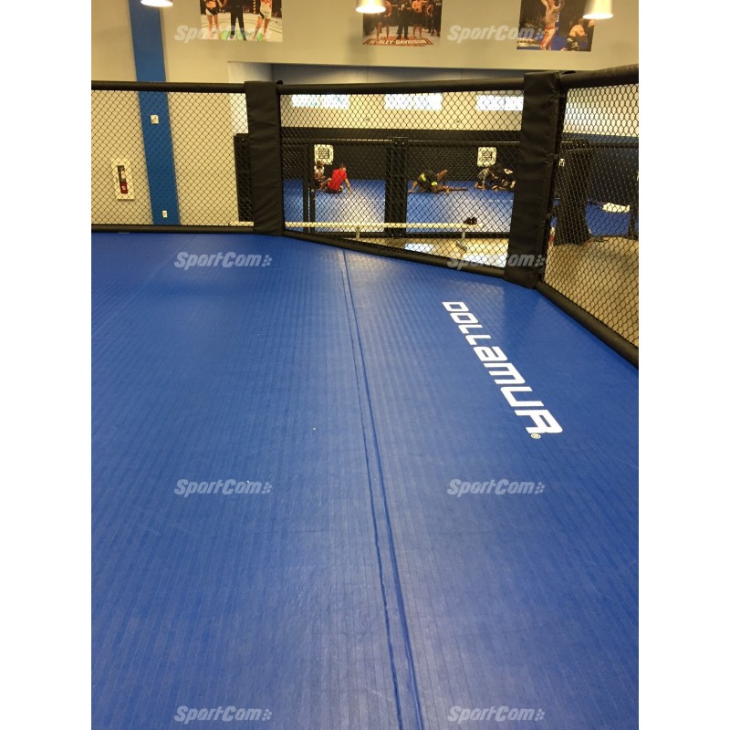 FlexiRoll mats for MMA cage